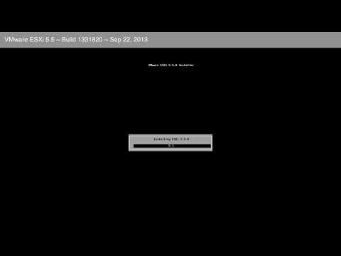 VMware ESXi 5.5 Install