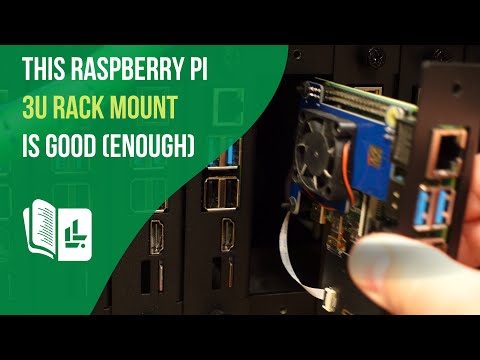 This 19″ 3U Raspberry Pi Rack Mount is Good (Enough)