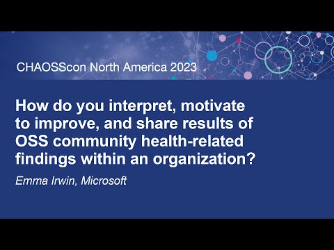 Keynote 2: How do you interpret, motivate to improve, and share results of…- Emma Irwin, Microsoft