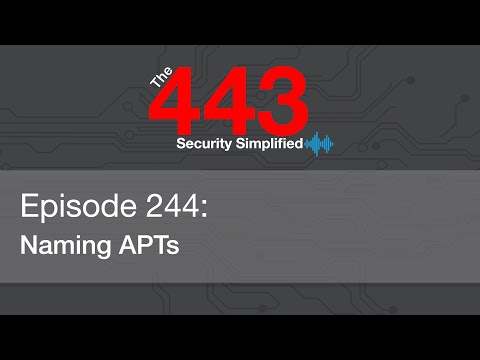 The 443 Episode 244 – Naming APTs