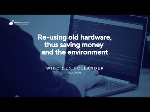 Re-using old hardware, thus saving money and the environment – CloudStack European User Group 2023