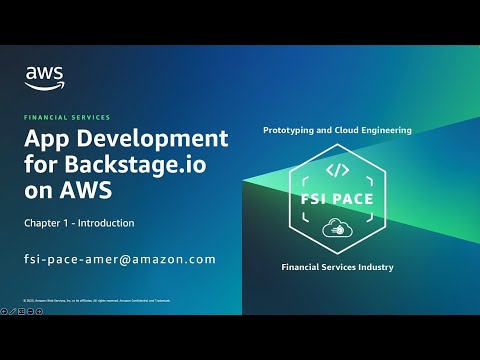 App Development for Backstage.io on AWS – Chapter 1 Introduction | Amazon Web Services