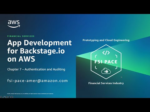 App Development for Backstage.io on AWS – Chapter 7 Authentication and Auditing