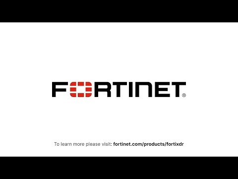 Consolidate Cybersecurity with Extended Detection and Response with FortiXDR | Security Operations