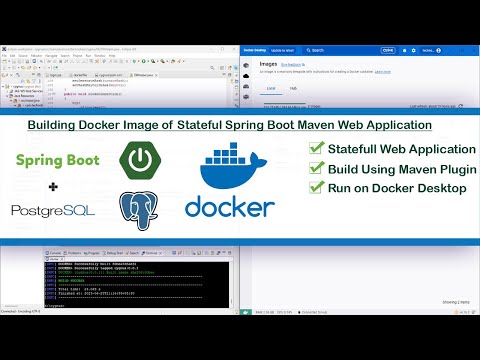 Build Docker Image of Spring Boot Web App with JDK8, Tomcat, JSP, JSTL and Access Host PostgreSQL