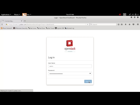 Create 1st instance/OS on openstack cloud – tutorial 2