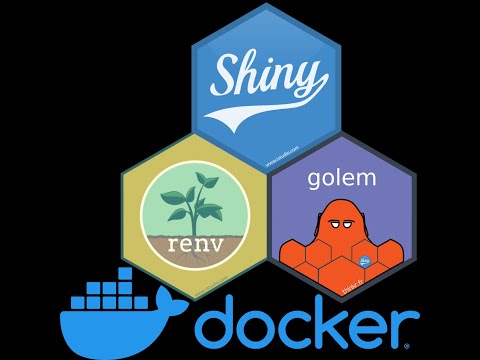 Déploiement d'une application {shiny} dans docker avec {renv} et {golem}.