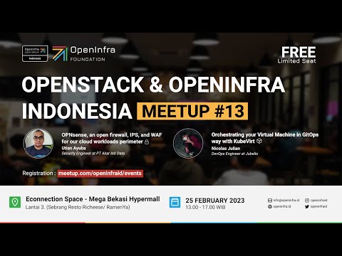 🔴LIVE – OpenStack & OpenInfra Indonesia Meetup #13 – Bekasi