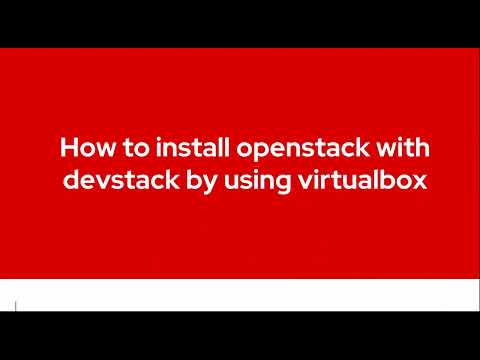 How to install OpenStack with devstack tool on Ubuntu 20.04 LTS by using VirtualBox.