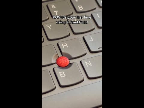 It takes some getting used to… #TrackPoint #ThinkPad #shorts