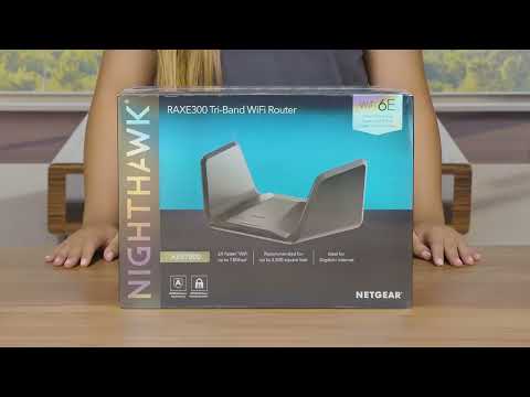 Unboxing Nighthawk RAXE300 Tri-Band WiFi 6E Router