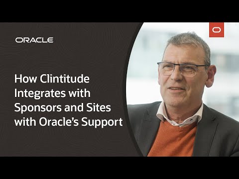 How Clinitude integrates with sponsors and sites with Oracle’s support