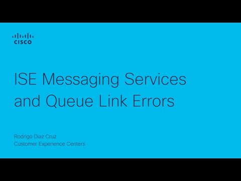 ISE Messaging Services and Queue Link Errors