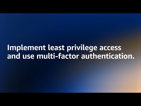 Cloud for CISOs – How Can I Mitigate Ransomware? | Amazon Web Services