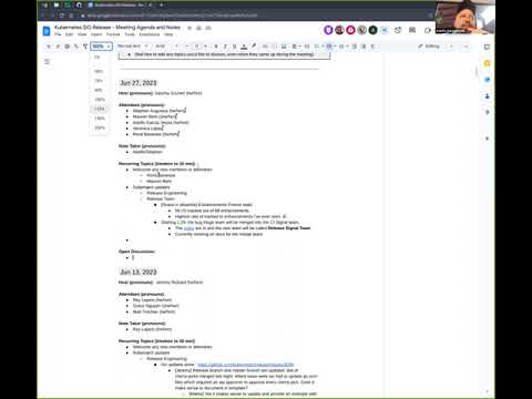 Kuberentes SIG Release