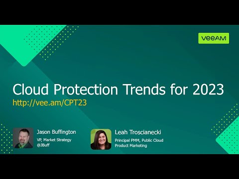 Cloud Protection Trends for 2023 | Webinar