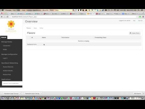 OpenStack and OpenDaylight Network Flavors