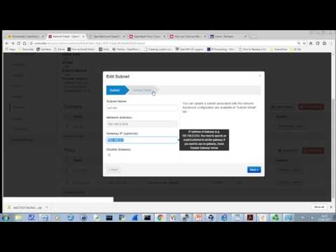 Openstack External Network Settings Example