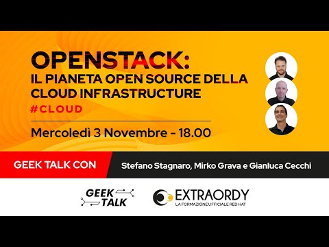 OPENSTACK: IL PIANETA OPEN SOURCE DELLA #CLOUD INFRASTRUCTURE!
