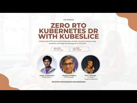 Zero RTO for Kubernetes Disaster Recovery with KubeSlice