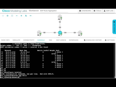 BGP Route Aggregation (as-set and suppress-map)