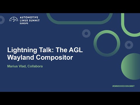 Lightning Talk: The AGL Wayland Compositor – Marius Vlad, Collabora