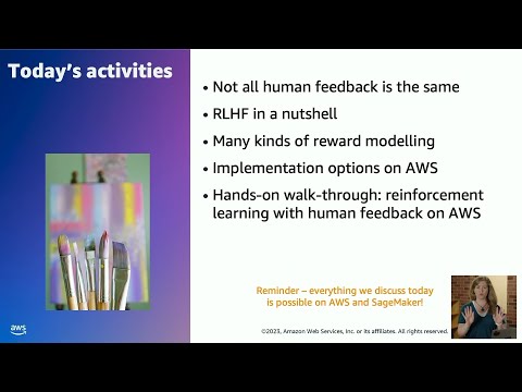 Generative AI Foundations on AWS | Part 6: RL with human feedback