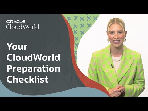 Get ready for Oracle CloudWorld 2023