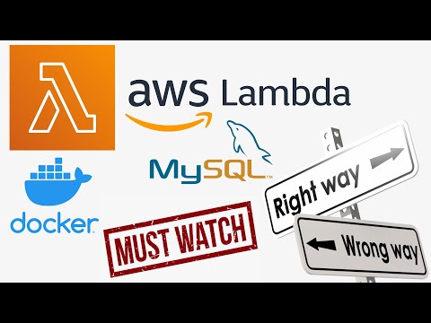AWS Lambda + MySQL + Docker using sam CLI | CloudFormation