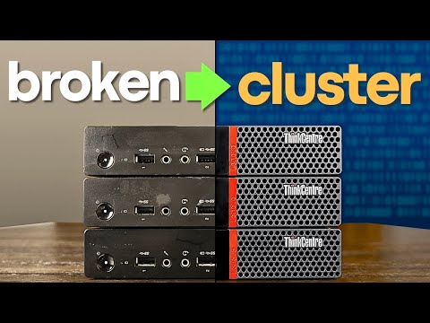 Building A Kubernetes Cluster With BROKEN PCs