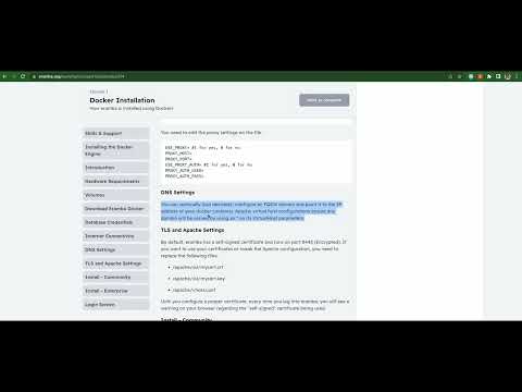Docker Install