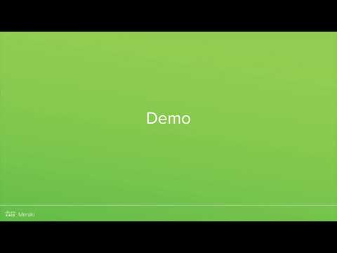 Cisco Meraki Webinar: Introduction to cloud-managed wireless
