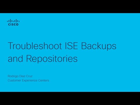 Troubleshoot ISE Backups and Repositories.