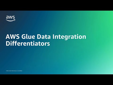 AWS Glue Data Integration Differentiators | Amazon Web Services