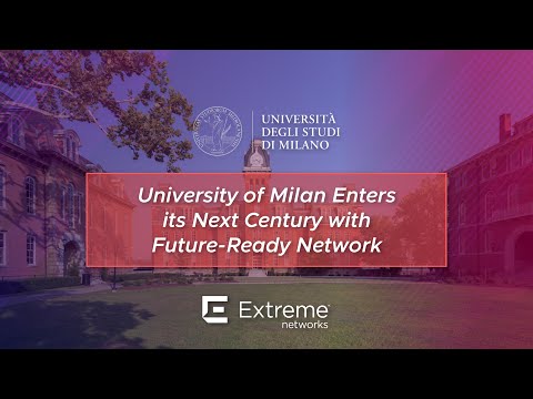 University of Milan Enters its Next Century with Future-Ready Network