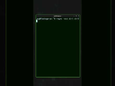 Linux Commands in 60 Seconds – The rsync Command