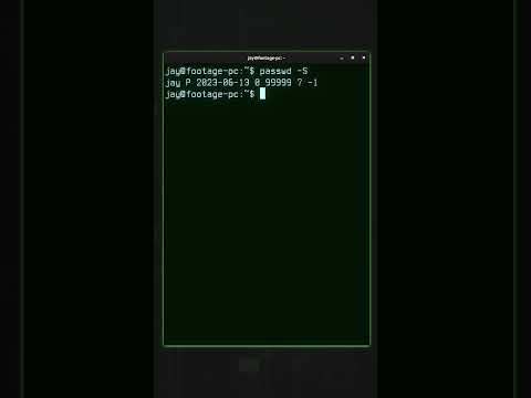 Linux Commands in 60 Seconds – The passwd Command