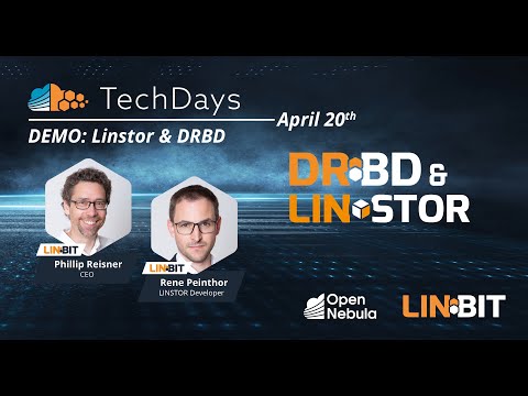 LINBIT & OpenNebula TechDays webinar 1: Linstor & DRBD