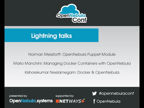 OpenNebula Conf 2014 | Lightning talks Dec 03