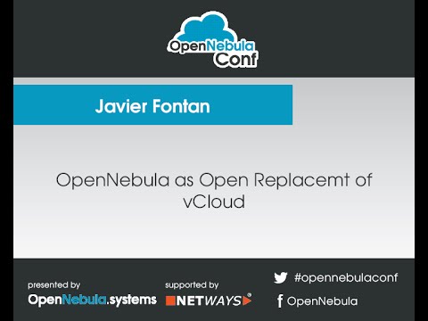 OpenNebula Conf 2014 | OpenNebula as Open Replacement of vCloud by Javier Fontan