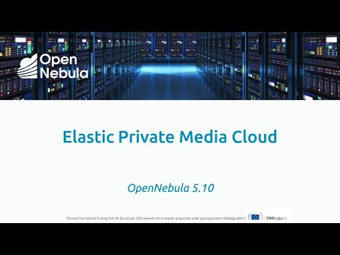 OpenNebula Elastic Private Media Cloud