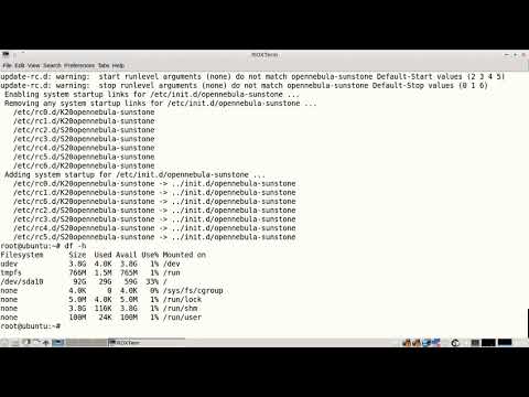 OpenNebula Node   Step 2  Mounting NFS Shared Storage from the Frontend 192 168 0 10 for easily Migr