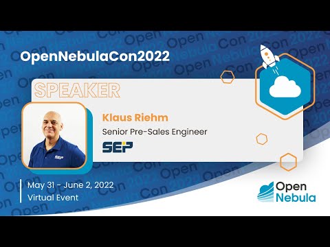 OpenNebulaCon2022 – SEP – Alternative backup for OpenNebula with local data stores