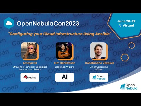 OpenNebulaCon2023 – Configuring your Cloud Infrastructure using Ansible