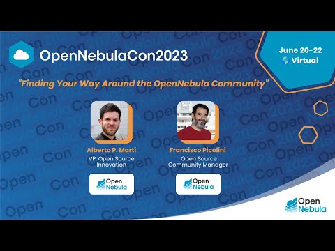 OpenNebulaCon2023 – Finding Your Way Around the OpenNebula Community