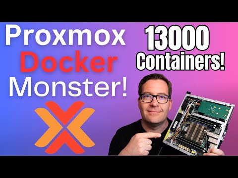 Proxmox Docker Monster! Running 13000 containers on a single host!