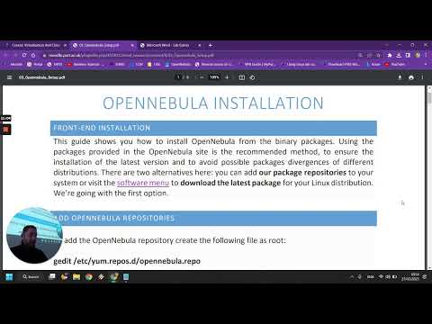 VCC OpenNebula Installation Lecture Recording