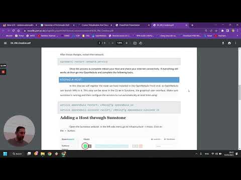 VCC VM Creation & Opennebula Familiarisation