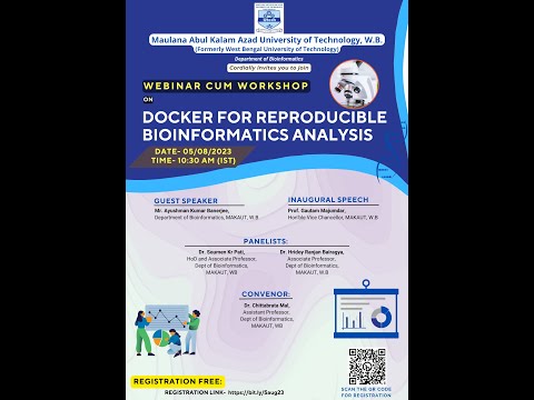 Webinar cum Workshop on Docker for reproducible bioinformatics analysis