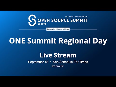 OSS EU 2023 – ONE Summit Regional Day – Room 0C – Live from Bilbao, Spain